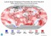 Percentily priemernej teploty v zime 2018/19 na Zemi