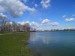 Na jazere Zlaté Piesky v Bratislave, 3.4.2015 o 15. h., Tvo 8,2 °C, Tvz 10 °C