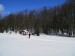 Čermáková lúka nad Zochovou chatou v MK, 20.II.2016, 590 m n.m., 12 cm snehu