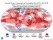Percentily Globálnej teploty za zimu 2015/2016