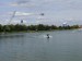 Na jazere Zlaté Piesky v Bratislave 17.4.2016 o 15. h. Tvo 17,1 °C pri VB, Tvz 22 °C